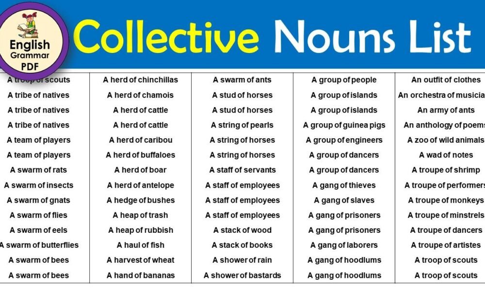 Guide to Collective Nouns: "A Flock
