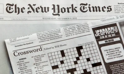 bumped things NYT crossword