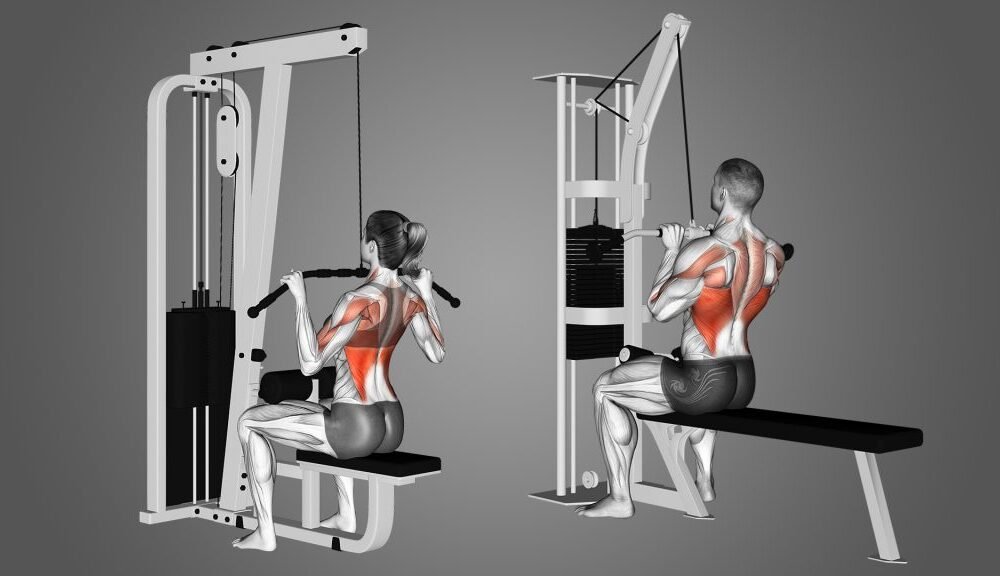lat pulldown machine