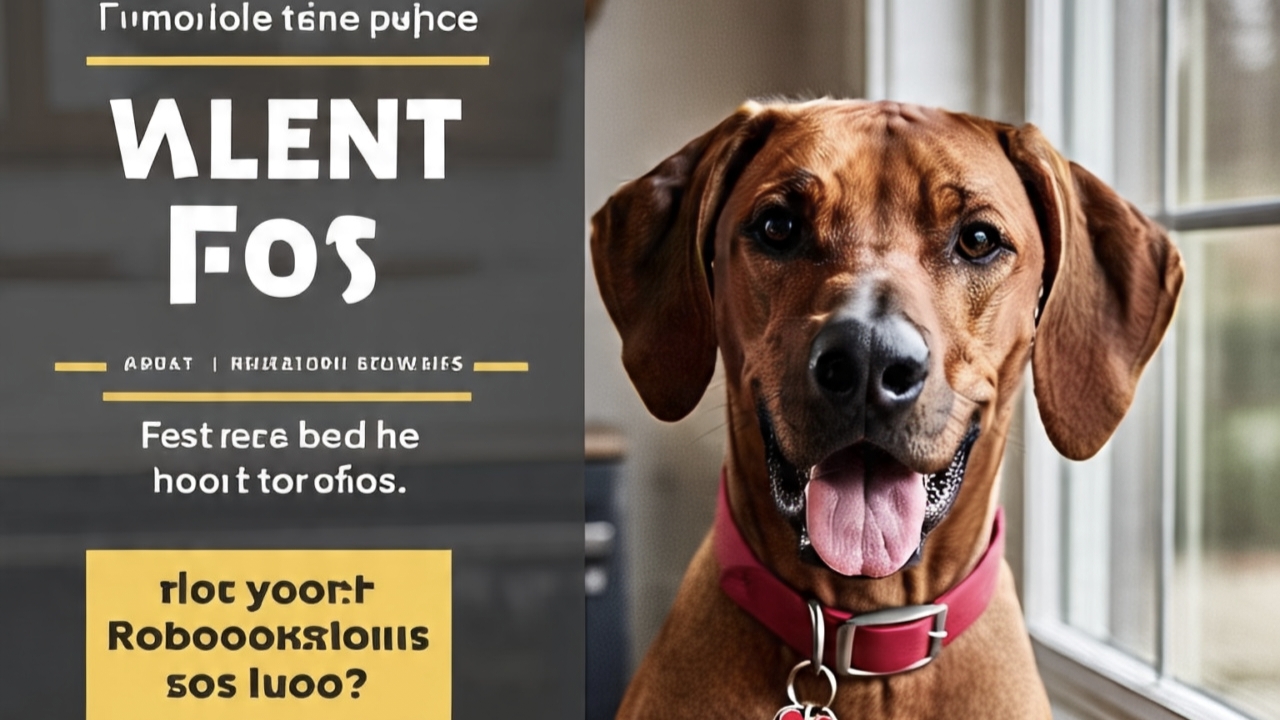 Best Dog Food for Rhodesian