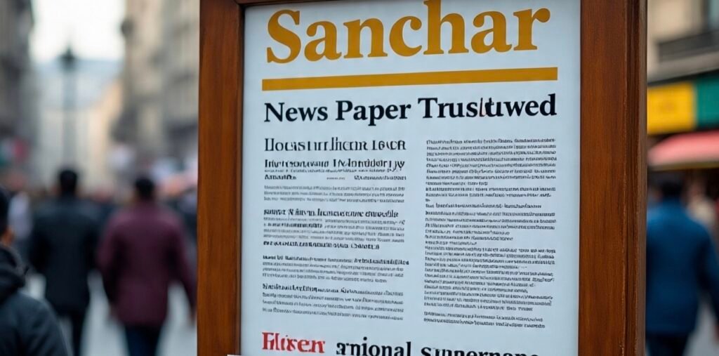 sanchar news paper