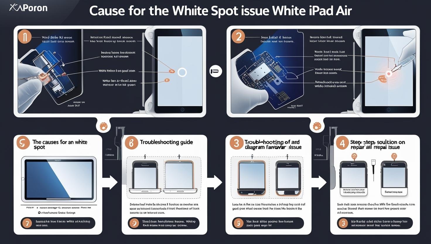 iPad Air White Spot