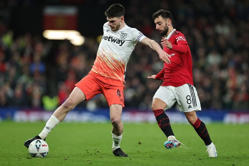 West Ham vs Manchester United F C Lineups