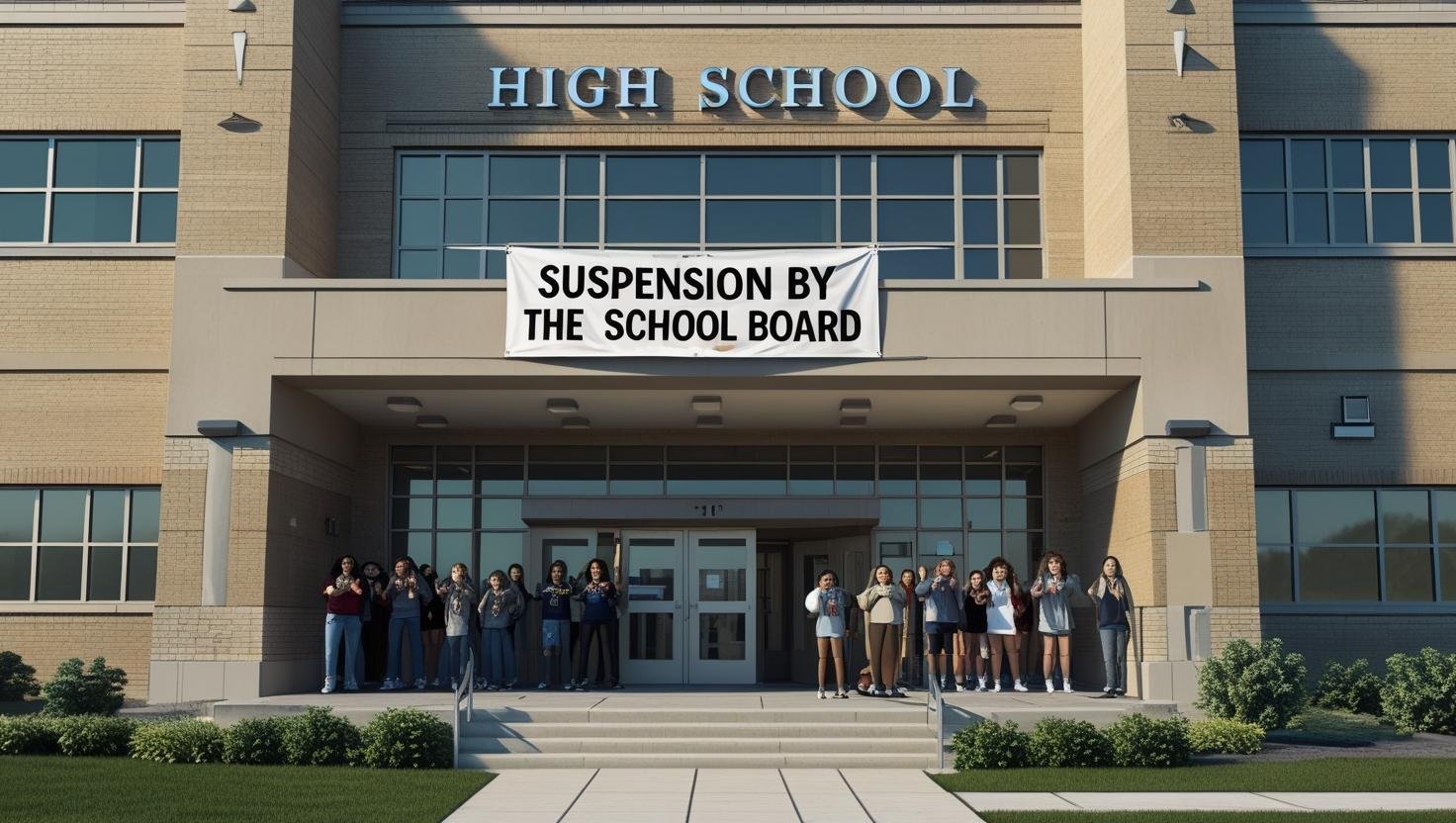 ohio school board suspends high school